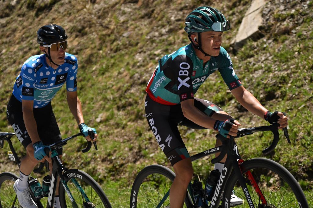 Matteo Fabbro (Bora-Hansgrohe) and Pierre Rolland (B&amp;B Hotels-KTM) went on the attack
