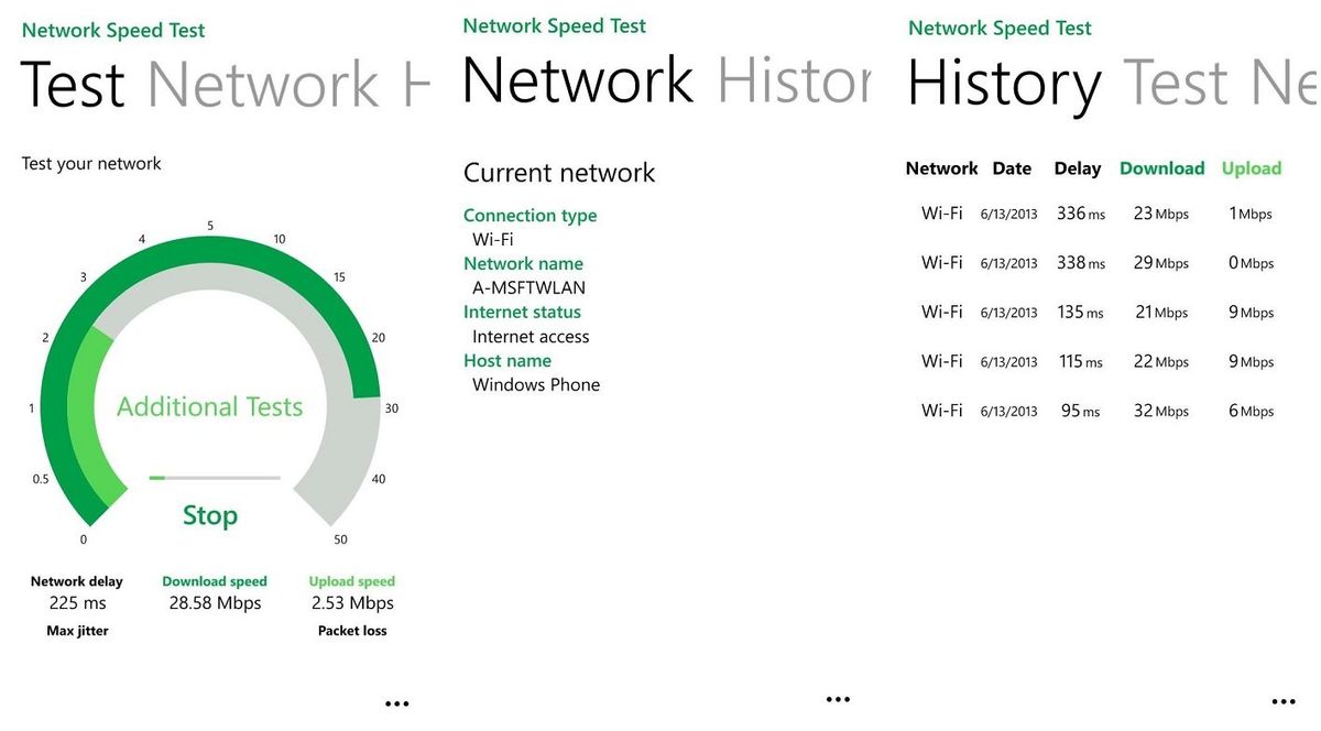 Microsoft Research releases top notch Network Speed Test app for ...