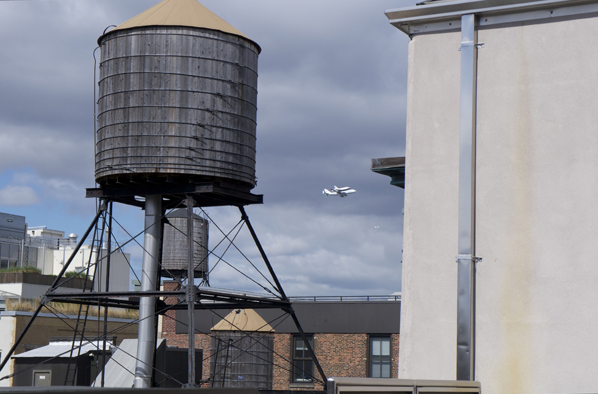 SCA and Enterprise Flying as Seen from a Manhattan Rooftop