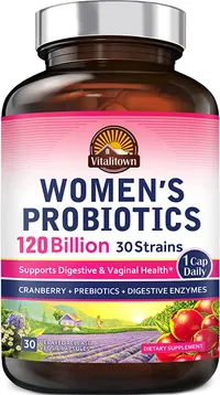 Vitalitown Women’s Probiotics 120 Billion CFUs | &nbsp;Was $26.99, Now $14.50 at Amazon