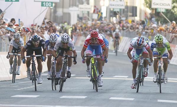 The final dash to the line