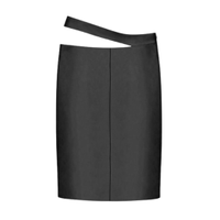 KAIA X ZARA Leather Midi Skirt, £119 | Zara