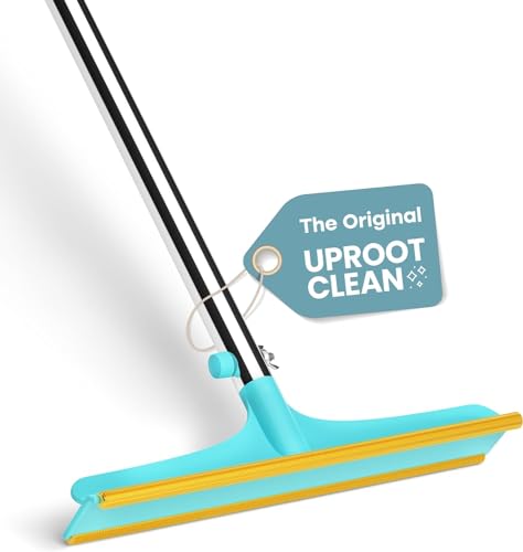 Uproot Cleaner Xtra Pet Hair Removal Tool: Reusable Carpet Rake With Telescopic 60&amp;quot; Handle - as Powerful as Uproot Cleaner Pro Pet Hair Remover, But Made for Carpets, Curtains - Don&#039;t Bend Don&#039;t Kneel
