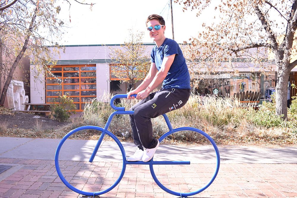 Greg Daniel (Trek-Segafredo) at home in Colorado