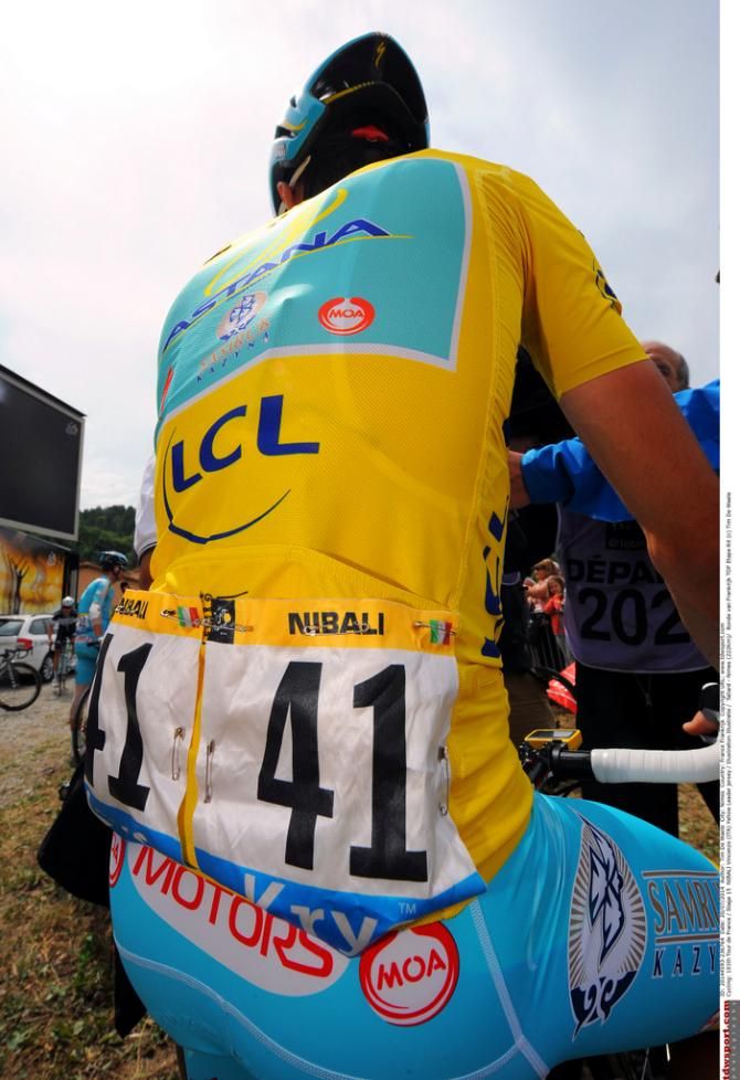 Race number 41 is Vincenzo Nibali