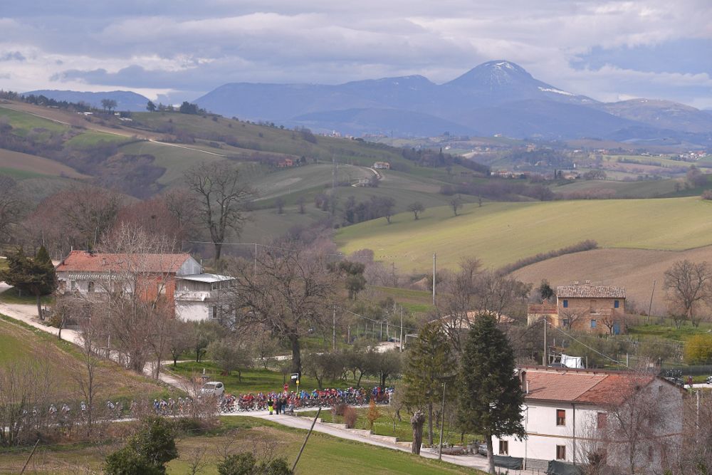 Scenery along the route of stage 4 at Tirreno-Adriatico