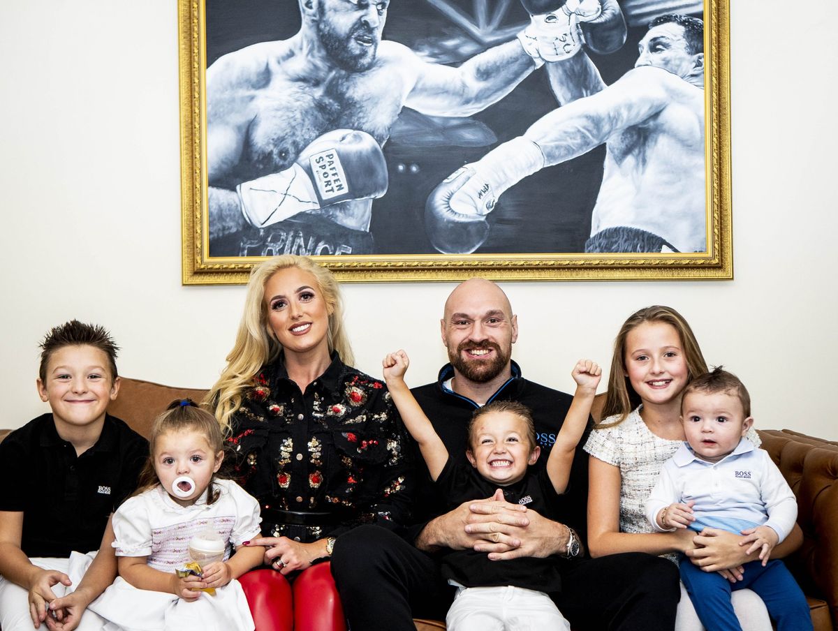 Tyson, wife Paris and five kids Tyson Fury: The Gypsy King