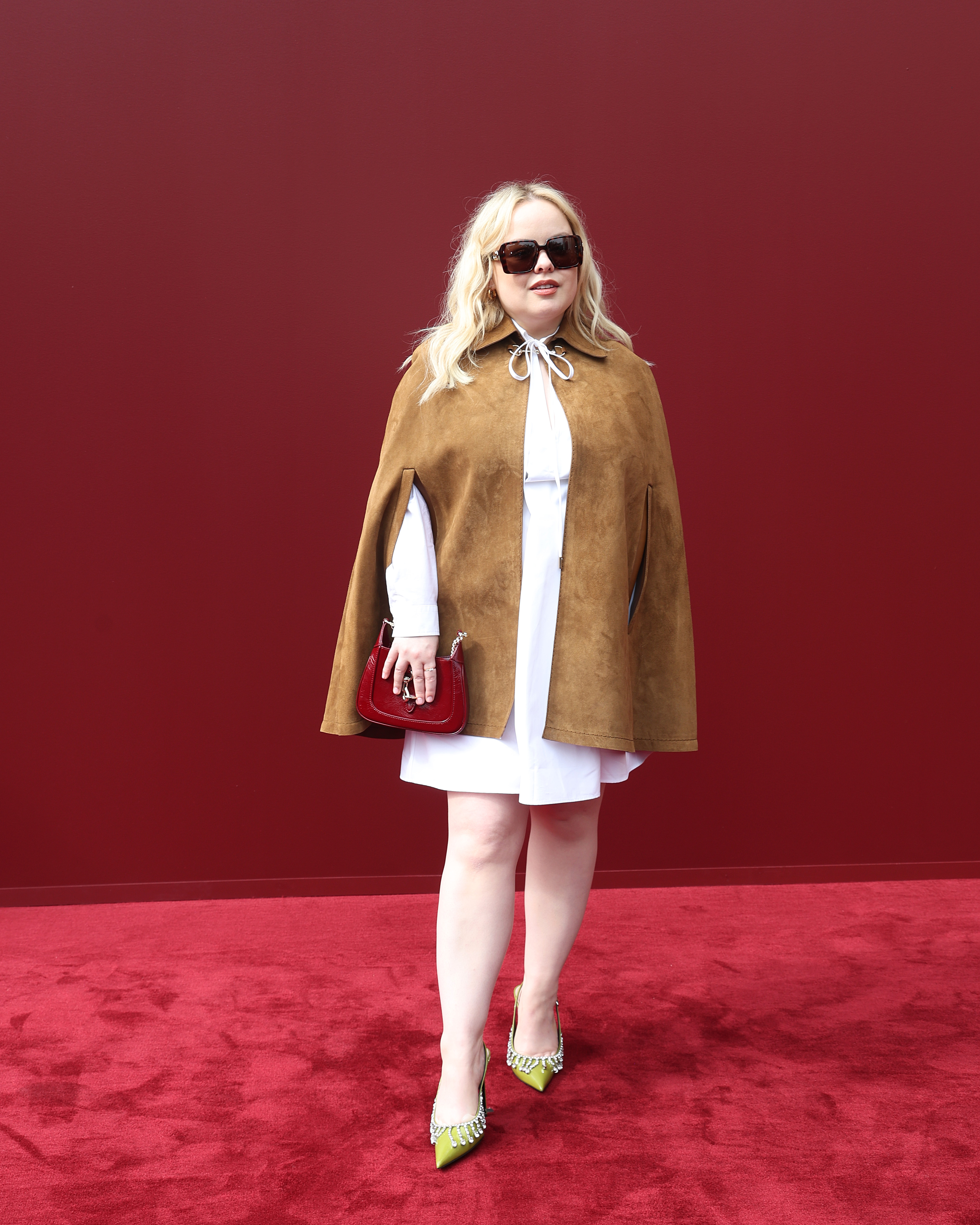 Nicola Coughlan attends the Gucci Women&#039;s Spring Summer 2025 Fashion Show during the Milan Fashion Week.
