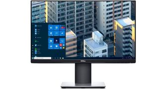 Product shot of Dell P2219H, one of the best touchscreen monitors in the US
