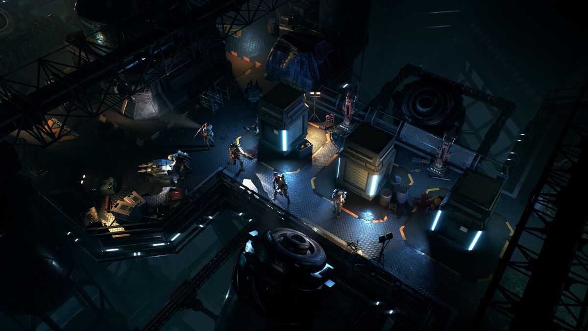 Squad Rts Aliens: Dark Descent tells an original story in a squad-based RTS with ...