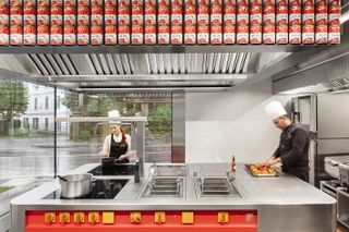 mutti canteen Quisimangia with green roof