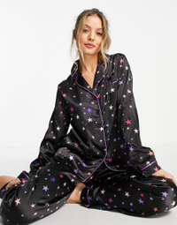 Night 5 Piece Pyjama Satin Gift Set: £45