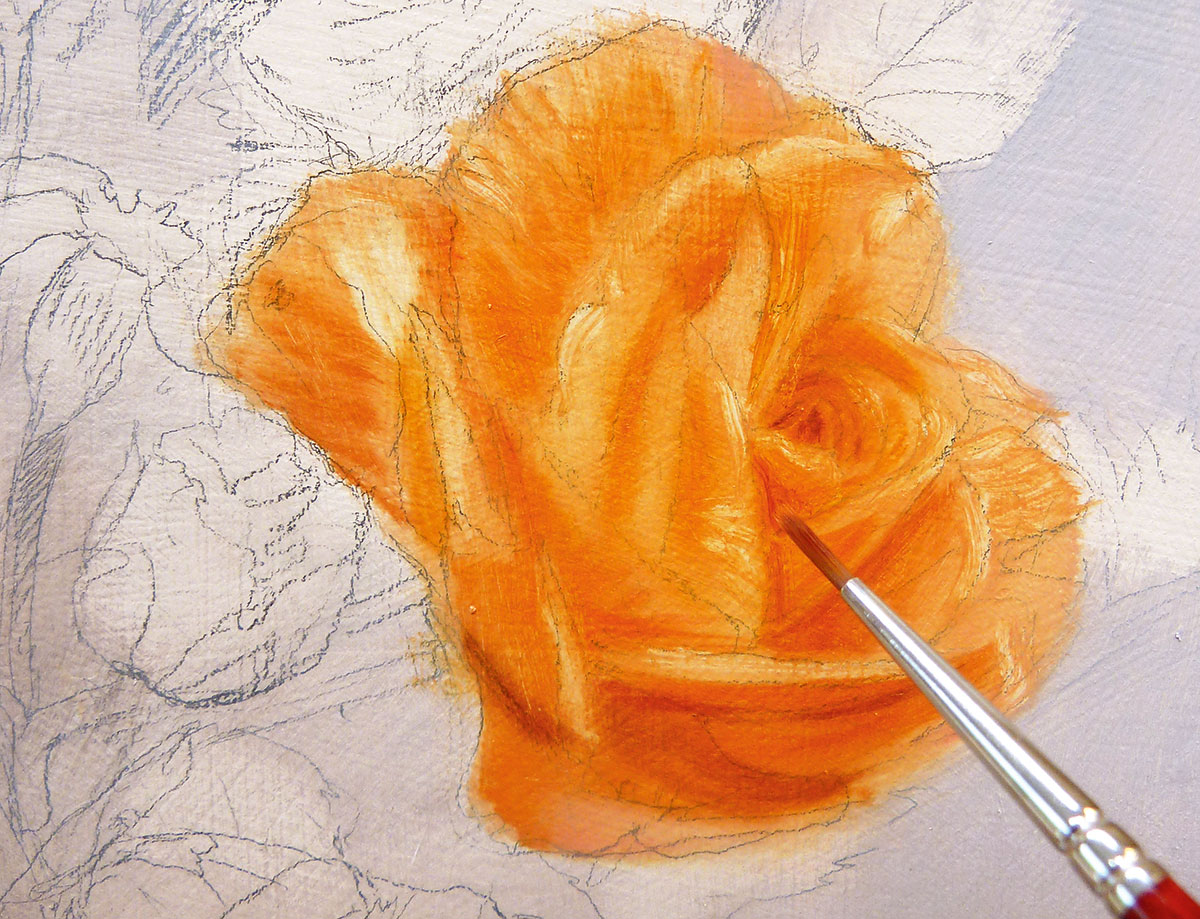 Soften outer edges to stop your painting looking flat
