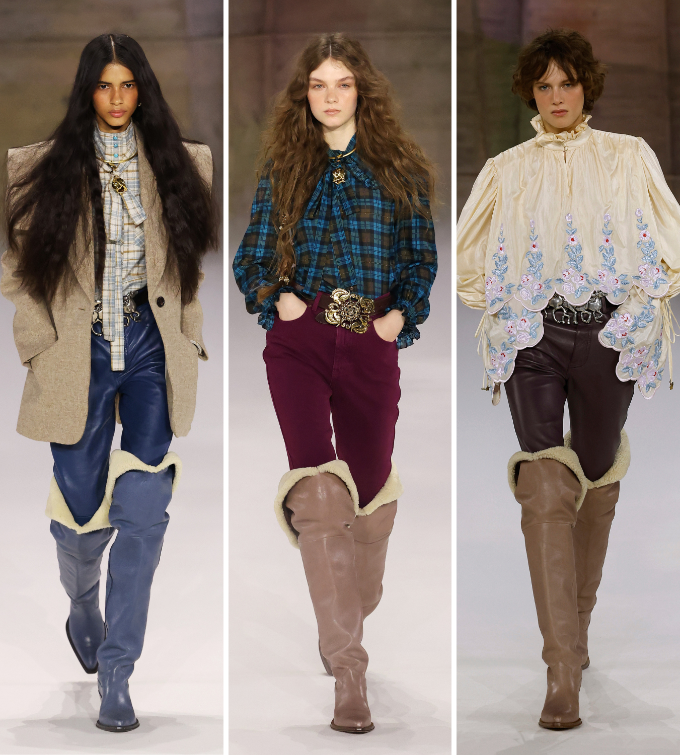 Chlo&amp;eacute; aw26 runway knee-high boots