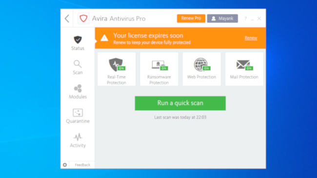 avast business endpoint dashboard