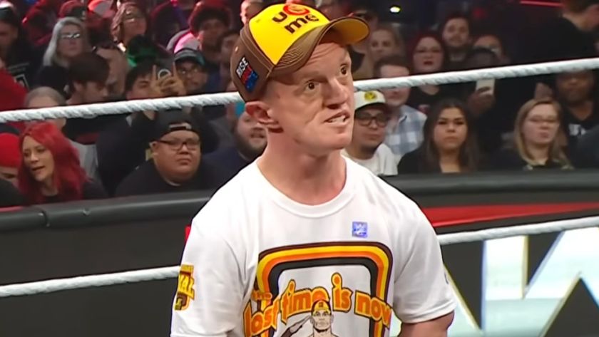 Syko posing as John Cena on Monday Night Raw