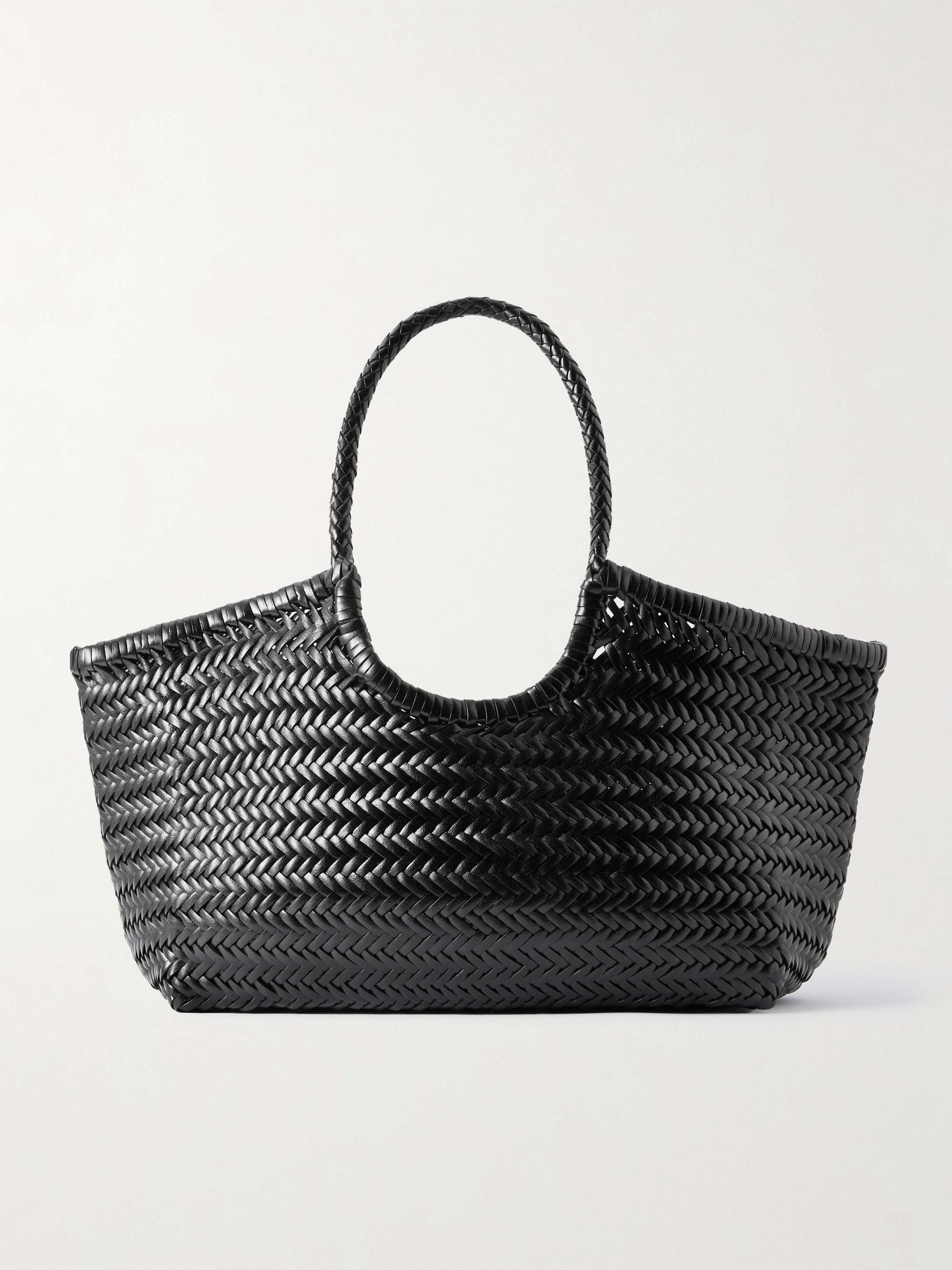 Nantucket Large Woven Leather Tote