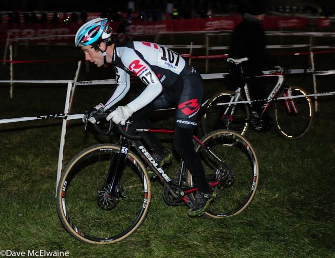 Justin Lindine (Redline) trying to join the chase group