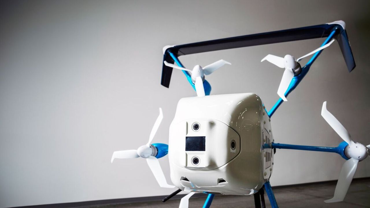 Picture of Amazon's MK30 delivery drone.