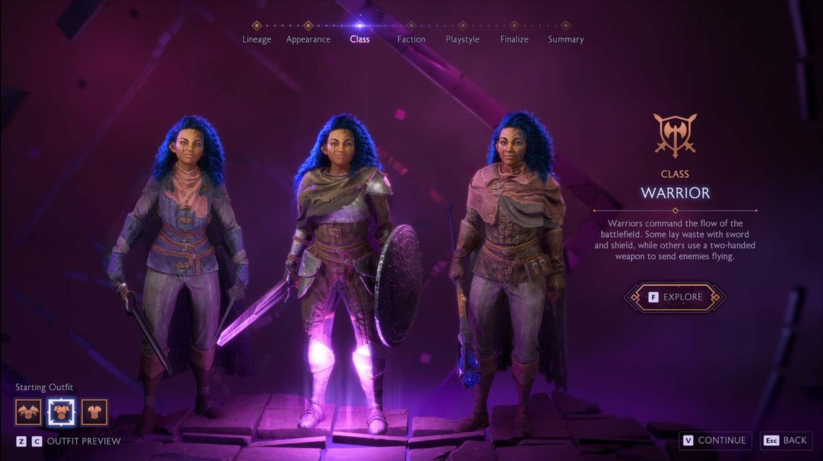 Dragon Age: The Veilguard classes.