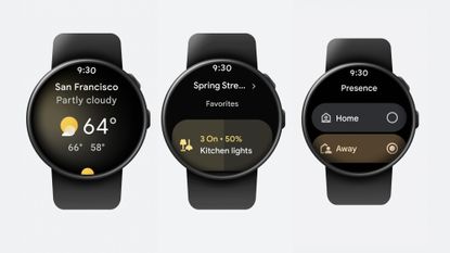 Three Wear OS images