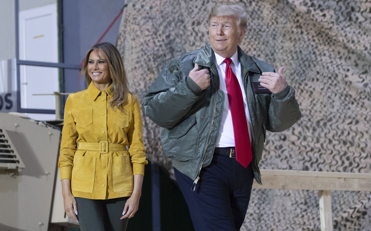 President Trump and first lady Melania Trump