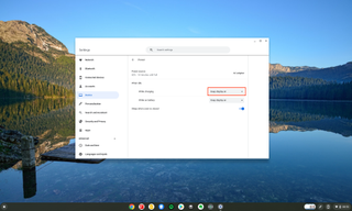 Change power settings on Chromebook