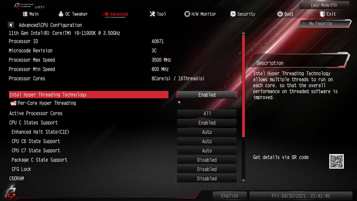 ASRock Z590 Phantom Gaming-ITX/TB4