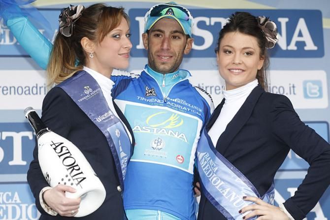 Vicenzo Nibali (Astana) is the new race leader at Tirreno-Adriatico