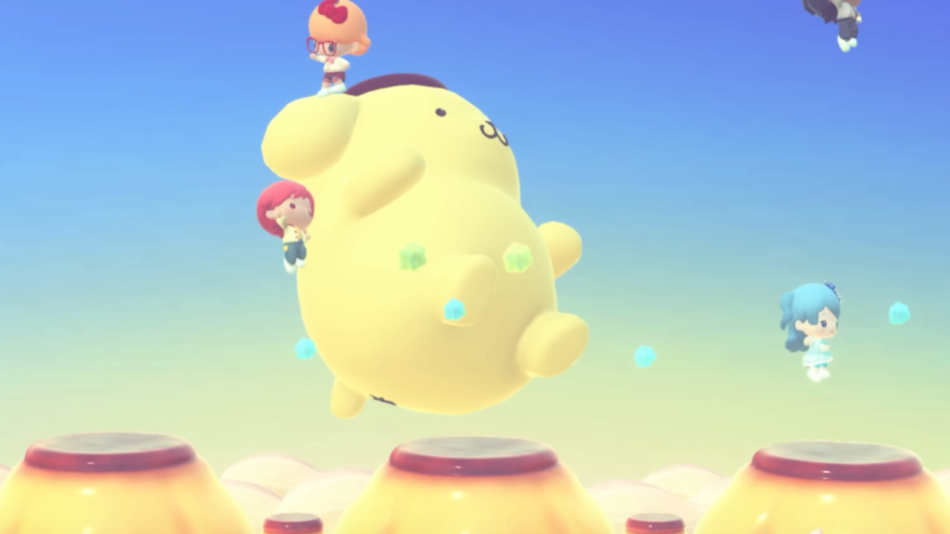 A screenshot of the upcoming Switch 2 game, Hello Kitty Party Land