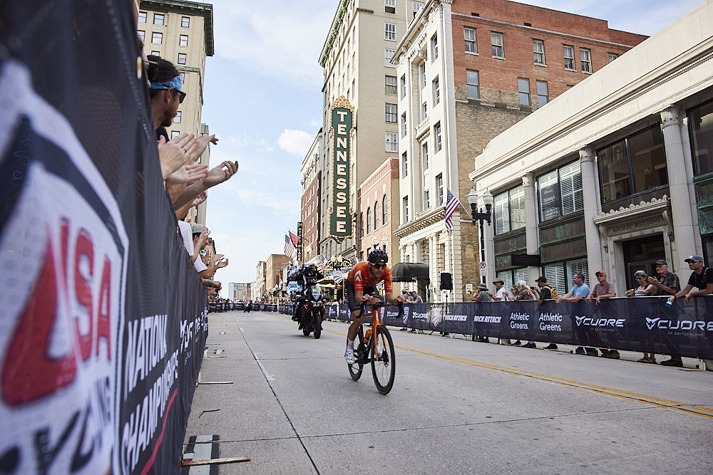 Joey Rosskopf (Rally Cycling) at the elite men's road race at the USA Cycling Pro Road Championships 2021
