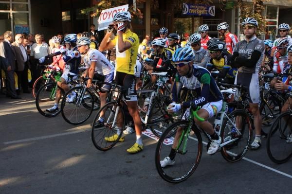 On the start line