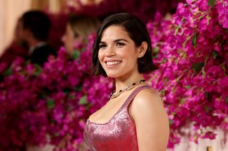 America Ferrera attends the 96th Annual Academy Awards on March 10, 2024 in Hollywood, California.