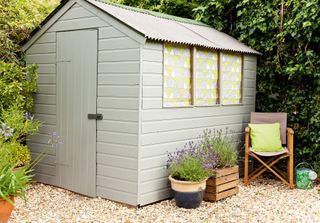 garden shed makeover