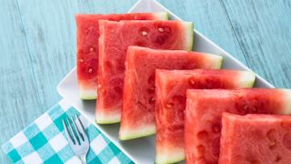 Watermelon wedge slices