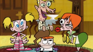 Dexter and his family in Dexter's Laboratory.