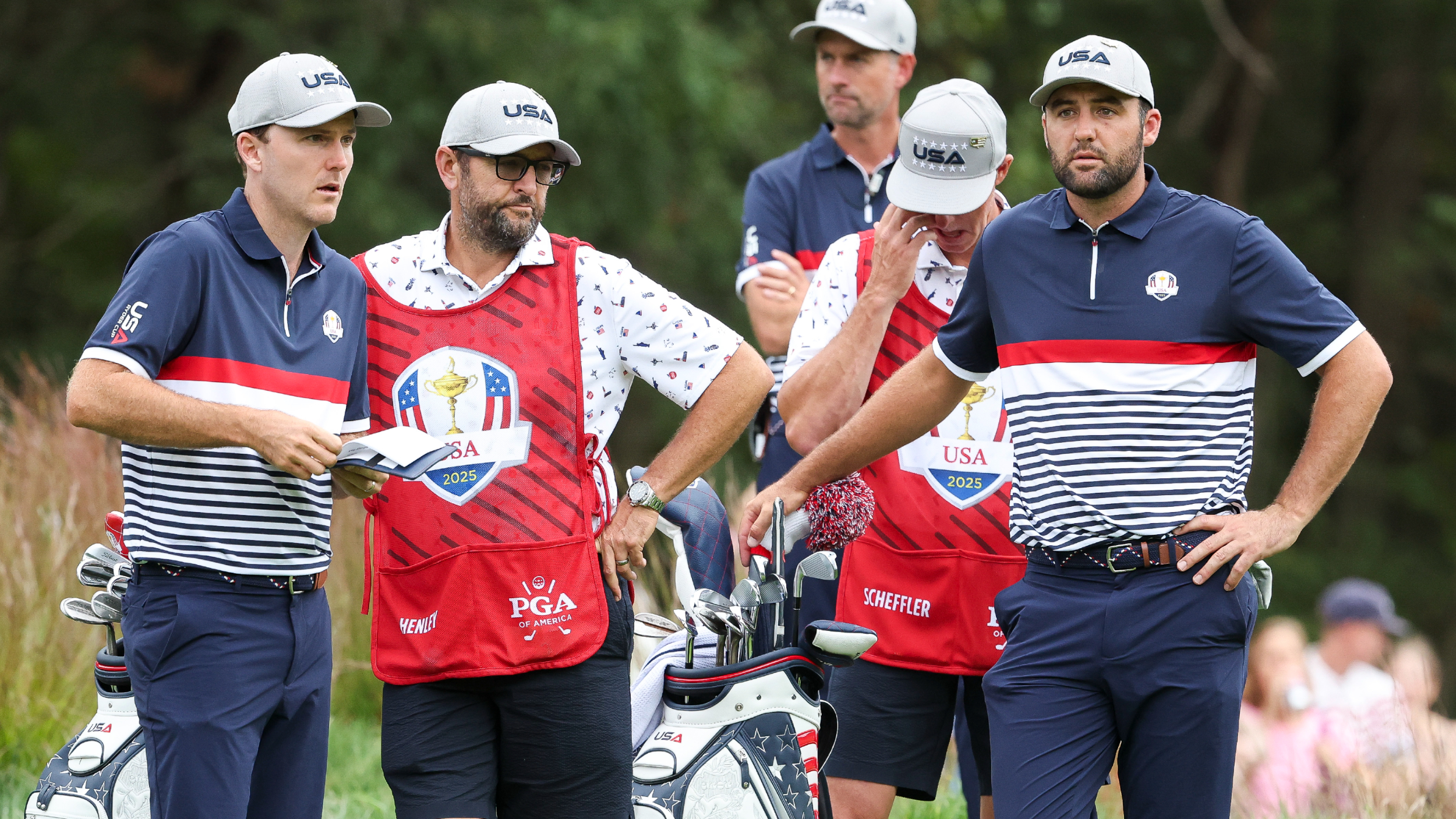 Russell Henley and Scottie Scheffler at the Ryder Cup