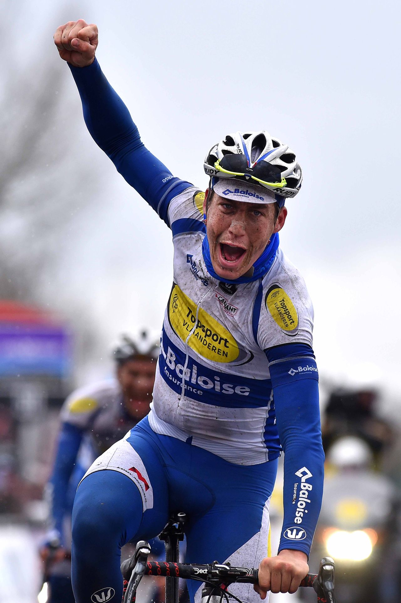 Jelle Wallays (Topsport Vlaanderen-Baloise) wins Dwars door Vlaanderen