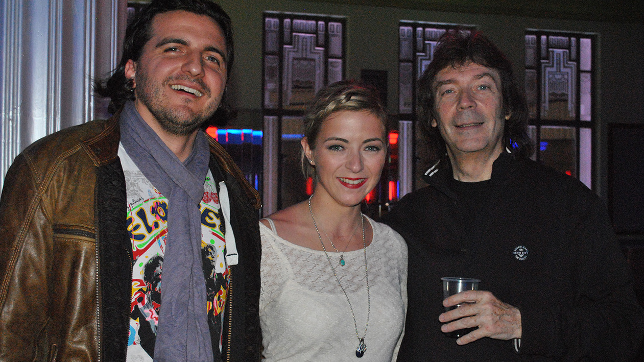 Franck Carducci, Mary Reynaud and Steve Hackett