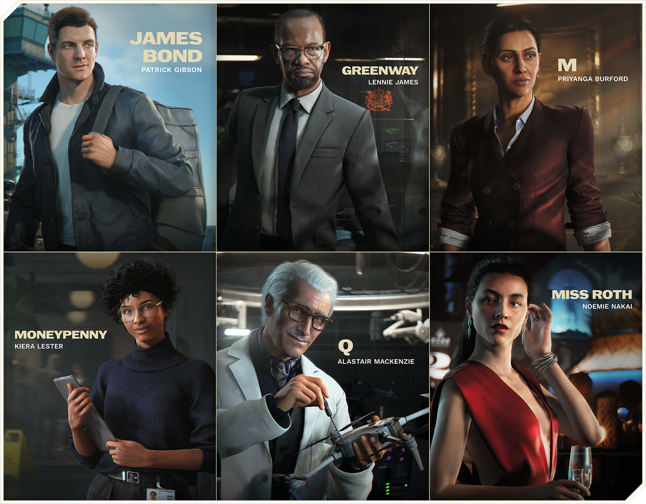 007 First Light characters