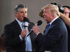 Sean Hannity with Donald Trump.