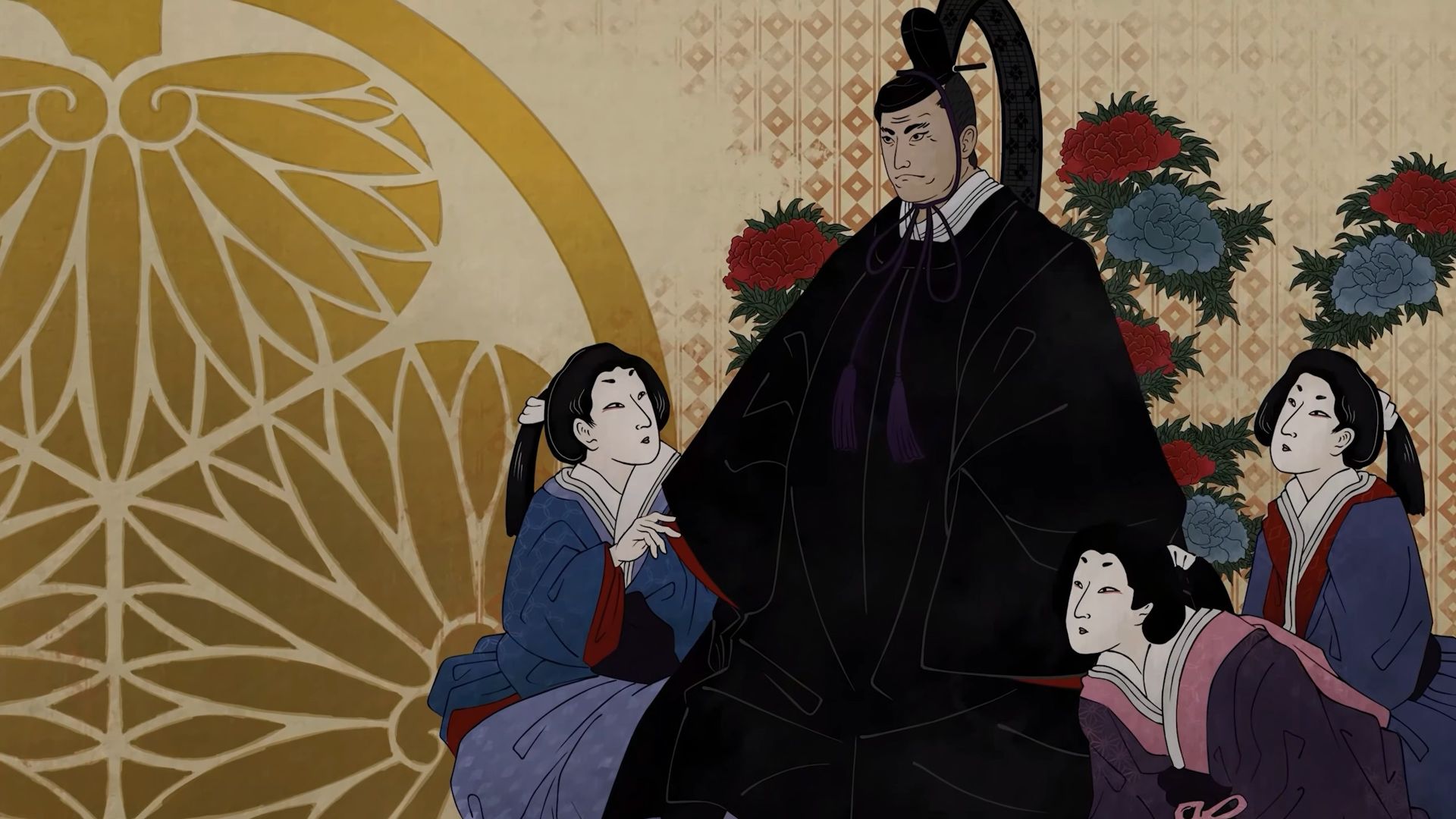 Shogun 2 woodblock art