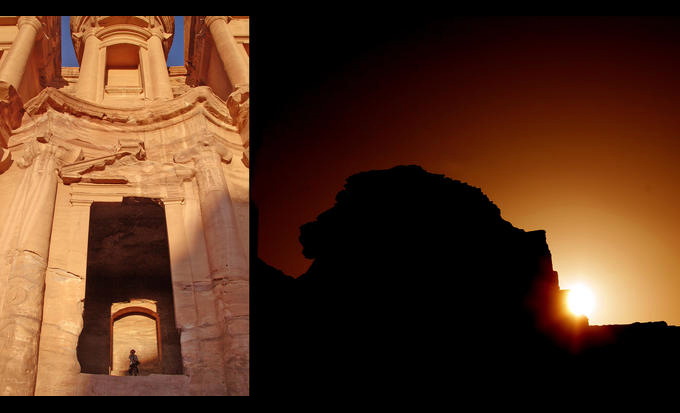 Podium of the Monastery at Petra