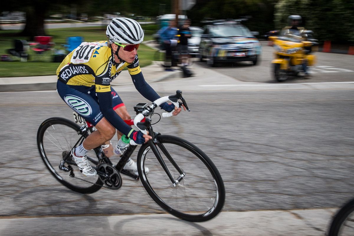 Amber Neben wore the yellow jersey into the final stage but would lose her overall lead