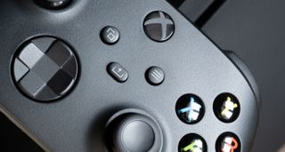 a close-up image of the Xbox Series X controller