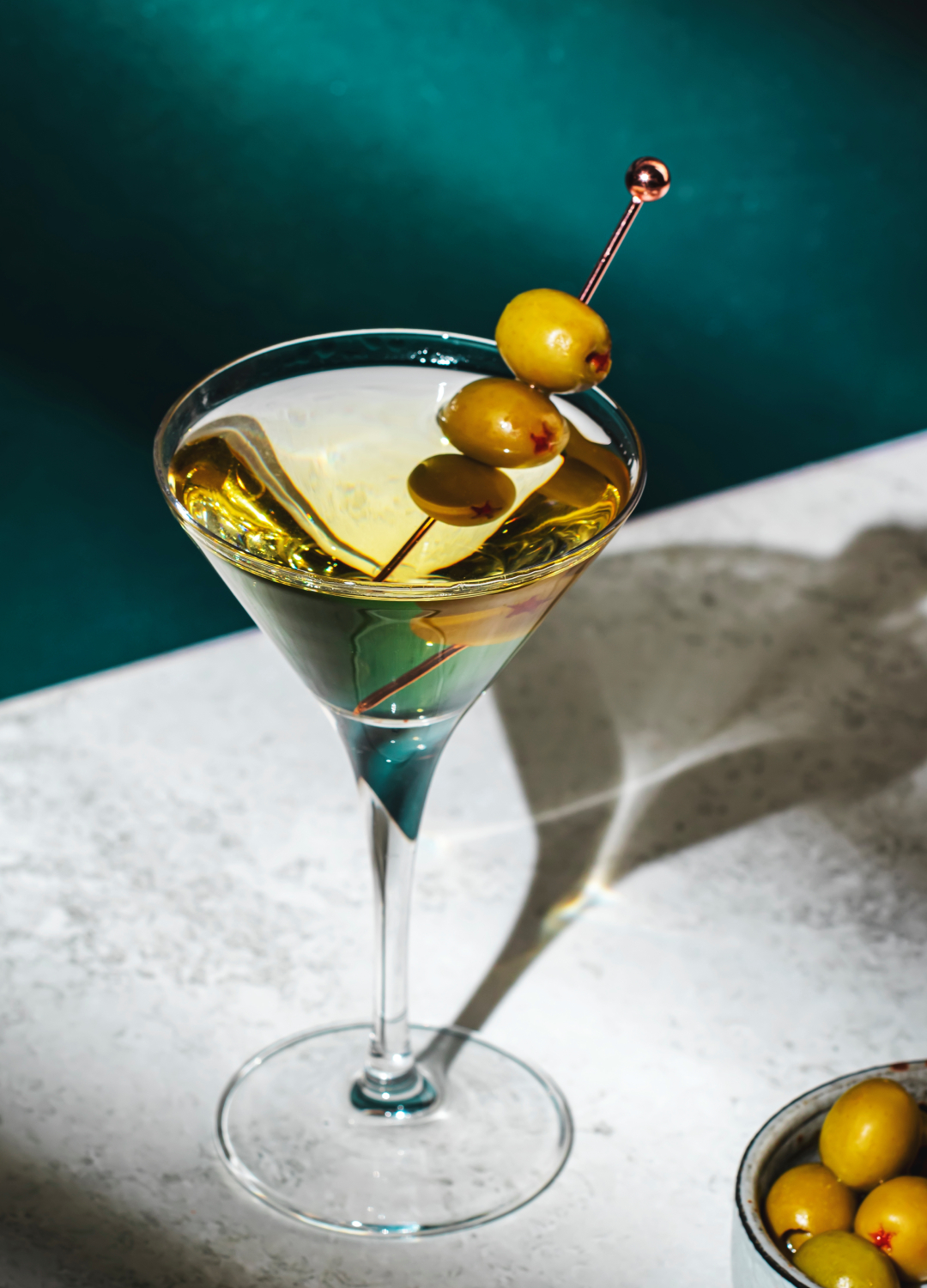 Martini in a glass