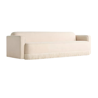 white anthropologie sofa