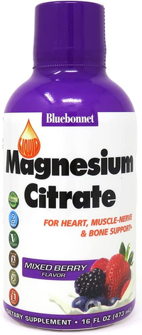 Bluebonnet Liquid Magnesium Citrate 420mg Mixed Berry Immune | Was $16.95 Now $14.36 on Amazon