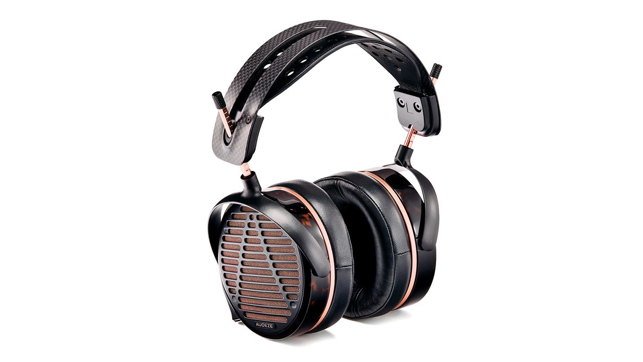 A selection of three different Audeze headphones.