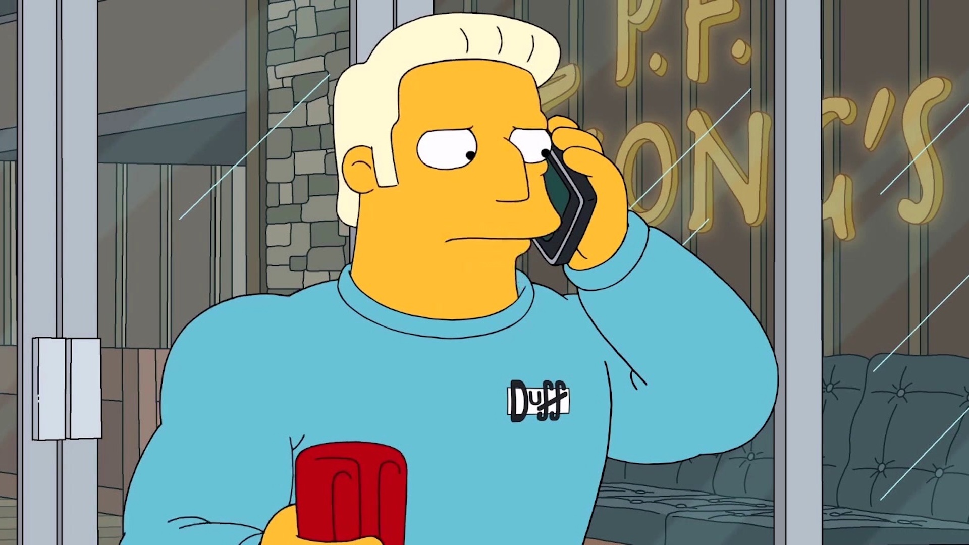 Duffman in The Simpsons 